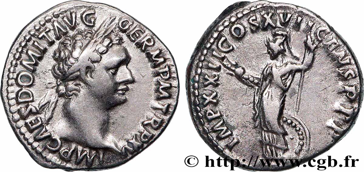 DOMITIANUS Denier AU