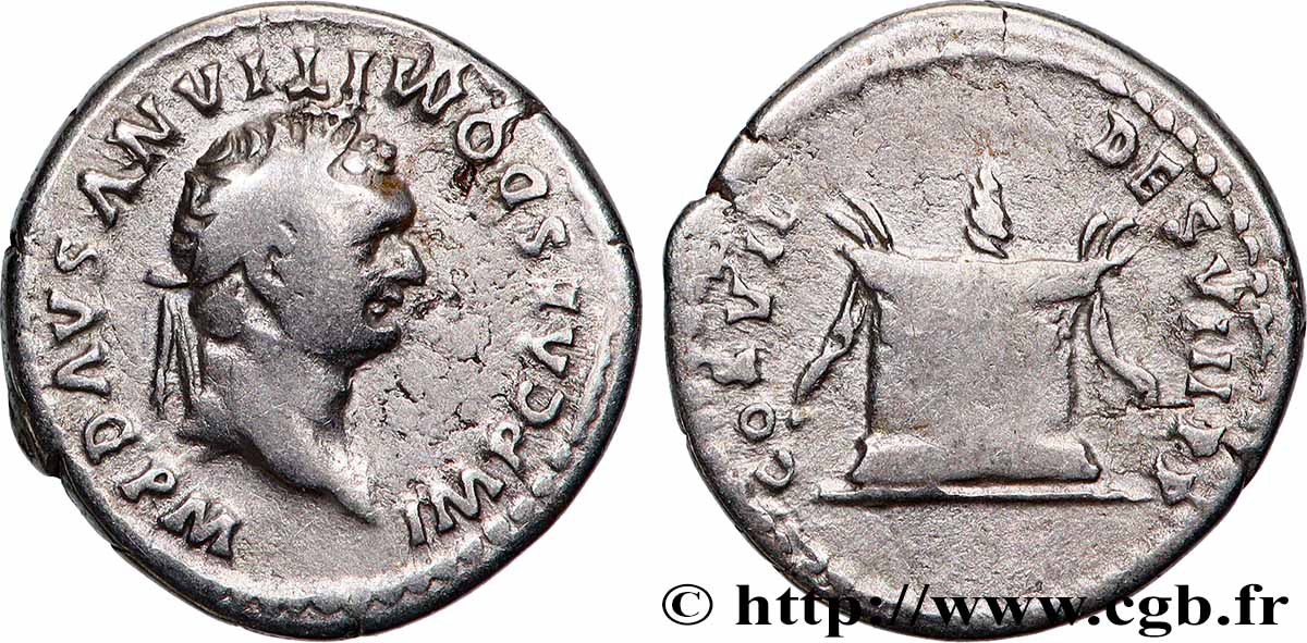DOMITIANUS Denier XF