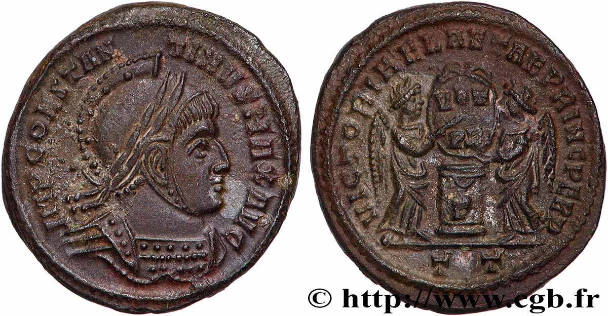CONSTANTIN Ier LE GRAND Centenionalis ou nummus SUP
