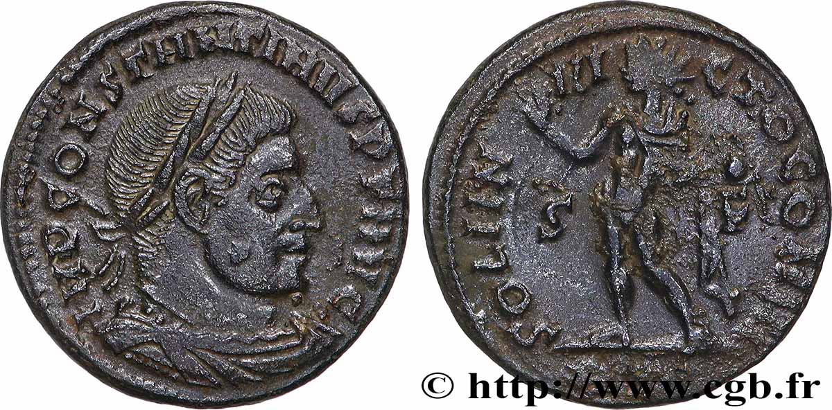 CONSTANTIN Ier LE GRAND Follis ou nummus TTB+/TTB