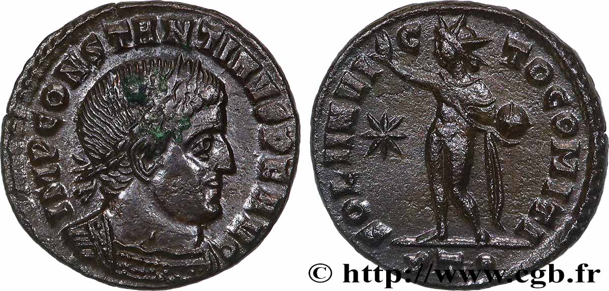 CONSTANTIN Ier LE GRAND Follis ou nummus TTB+