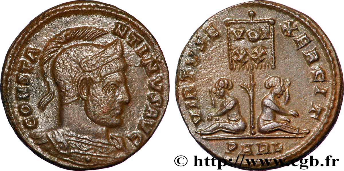 CONSTANTINE I THE GREAT Centenionalis ou nummus AU/AU