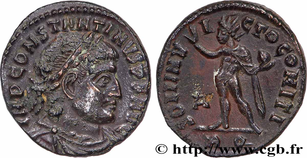 CONSTANTIN Ier LE GRAND Follis ou nummus TTB+