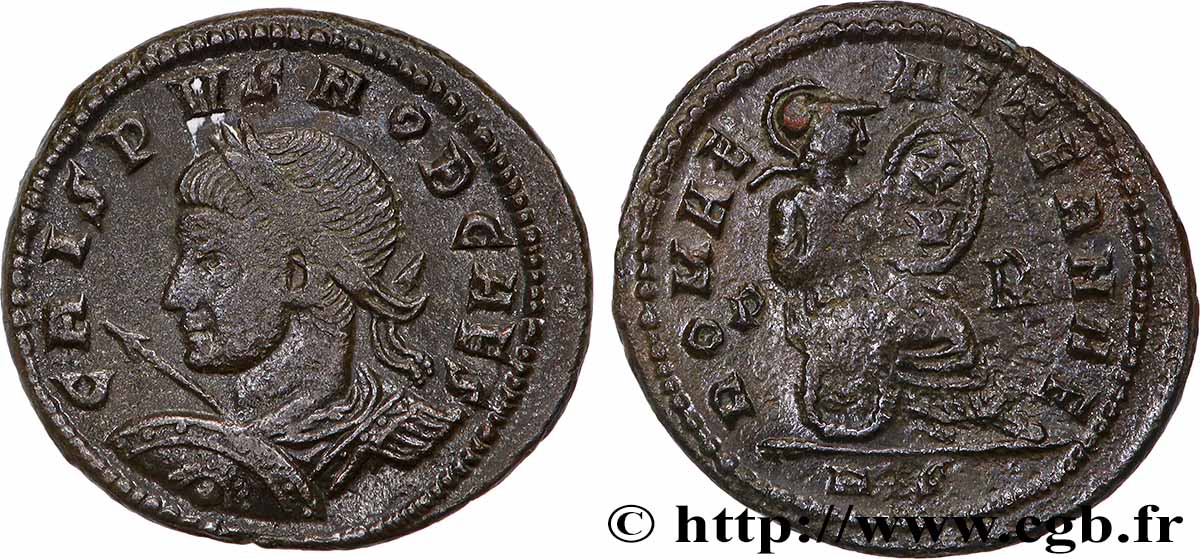 CRISPUS Centenionalis ou nummus TTB
