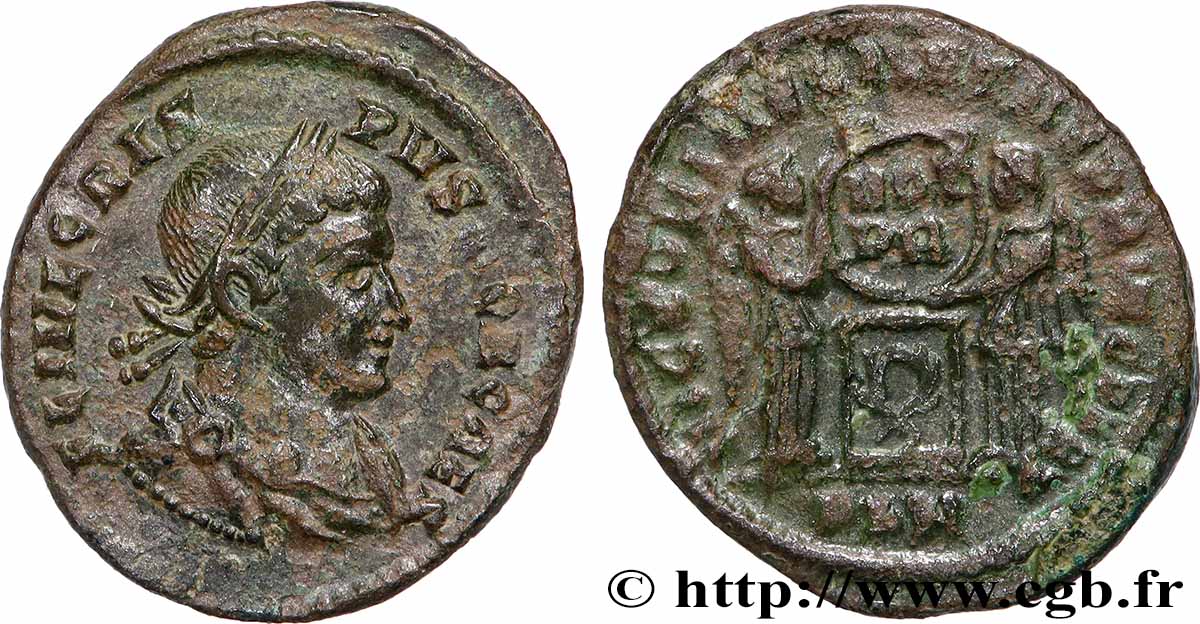 CRISPUS Centenionalis ou nummus TTB+/TTB