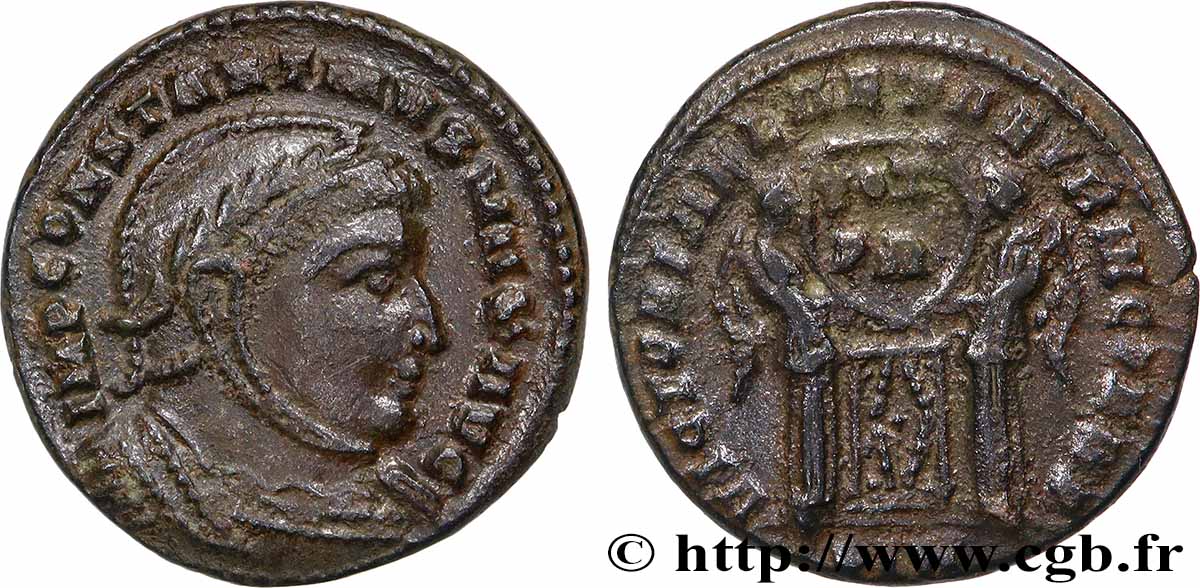 CONSTANTIN Ier LE GRAND Centenionalis ou nummus TTB+/TTB