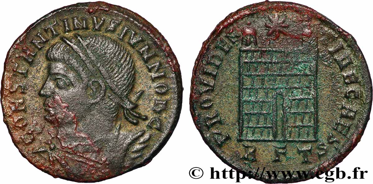 COSTANTINO II Centenionalis ou nummus BB