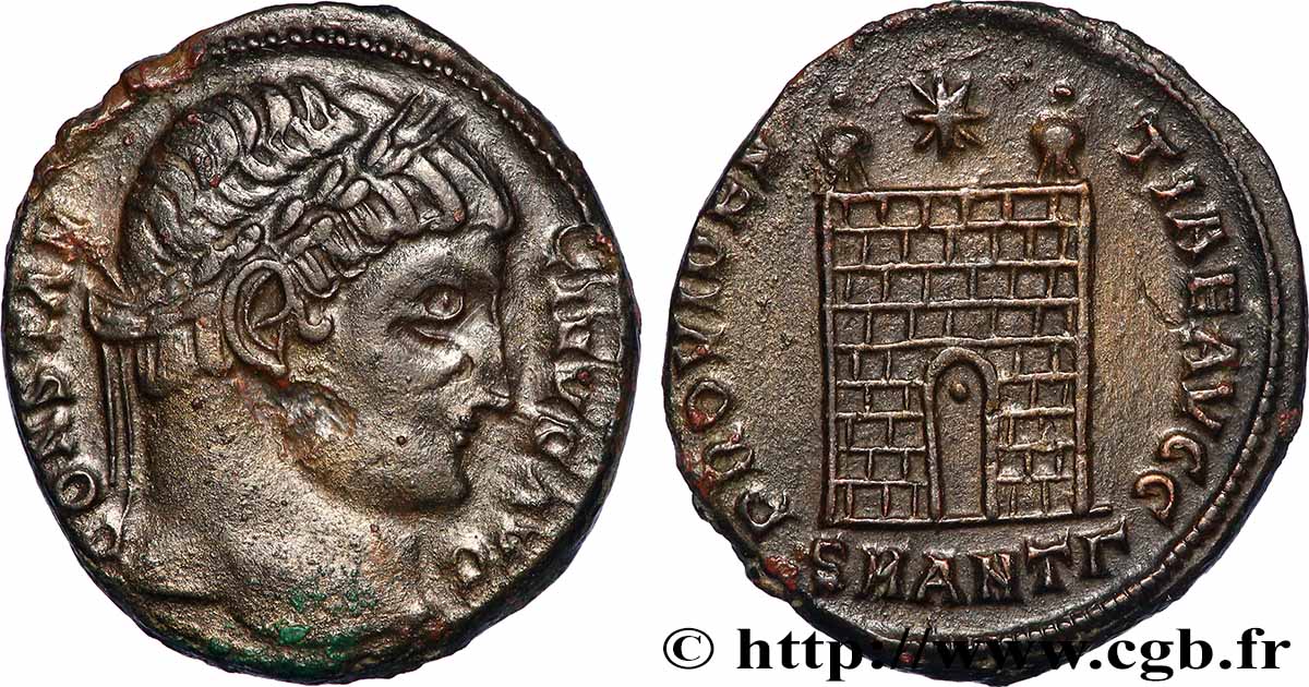 CONSTANTINUS I DER GROßE Centenionalis ou nummus SS
