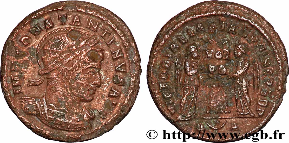 CONSTANTINUS I DER GROßE Centenionalis ou nummus SS