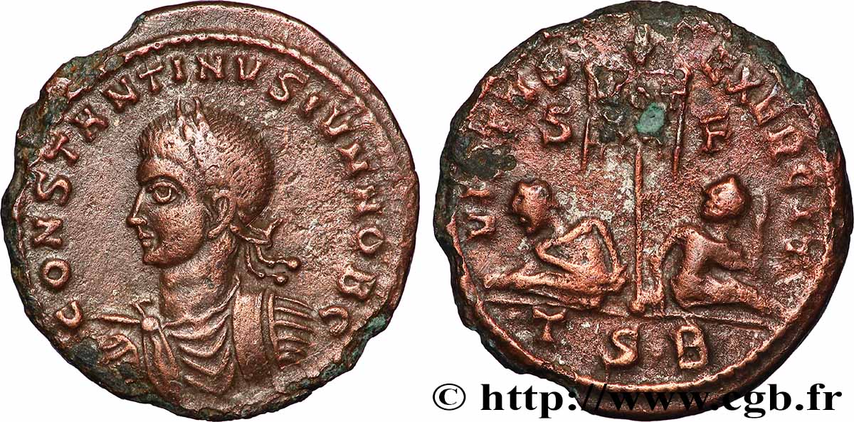 COSTANTINO II Centenionalis ou nummus BB