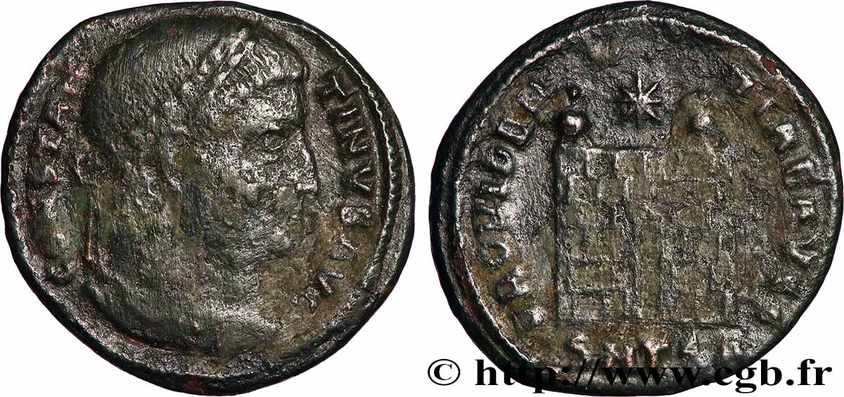 CONSTANTINUS I DER GROßE Centenionalis ou nummus fSS
