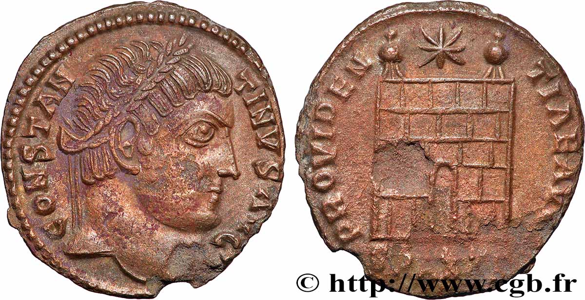 CONSTANTINUS I DER GROßE Centenionalis ou nummus SS
