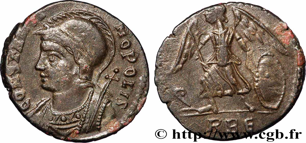 CONSTANTINOPEL Centenionalis ou nummus fVZ