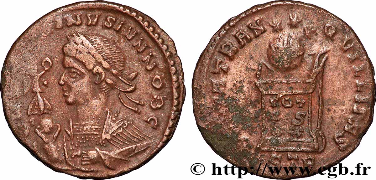 CONSTANTINUS II Centenionalis ou nummus SS