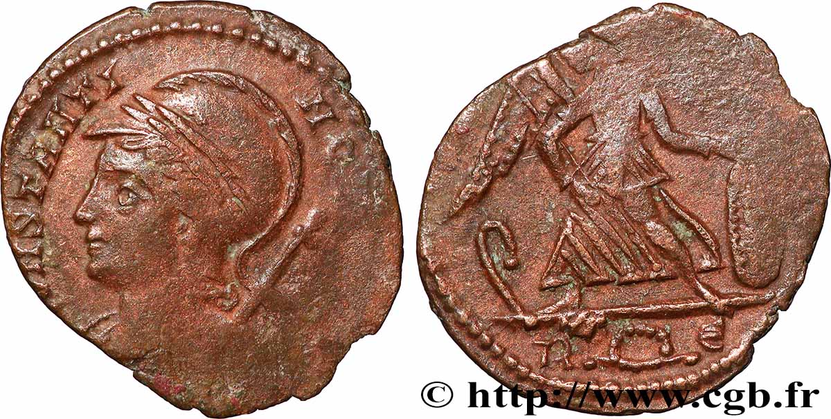 CONSTANTINOPEL Centenionalis ou nummus SS