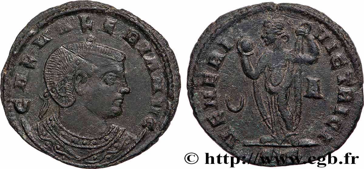 GALERIA VALERIA Follis ou nummus AU