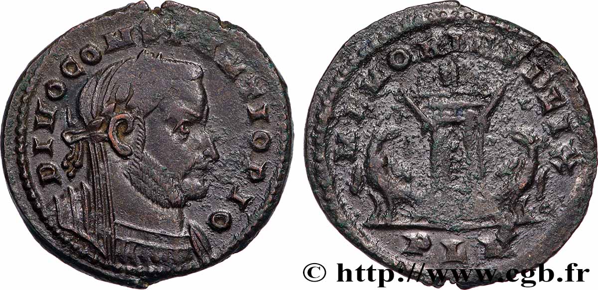 COSTANZO I Follis ou nummus q.SPL/BB