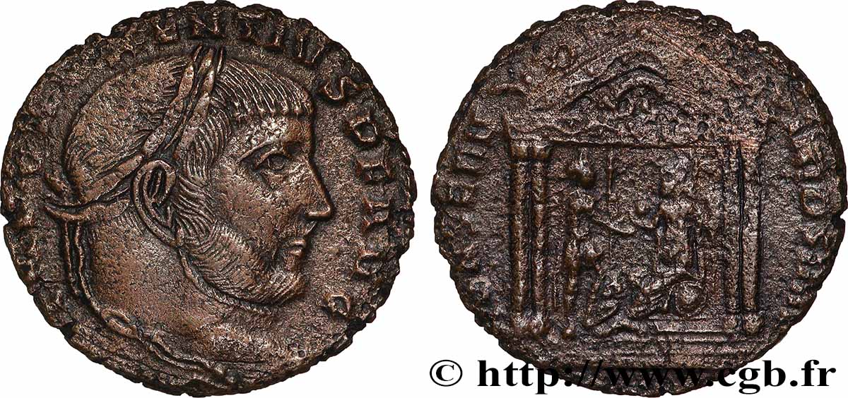 MAXENTIUS Follis ou nummus fVZ/fSS
