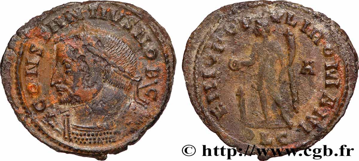 CONSTANTIUS I Follis ou nummus VF