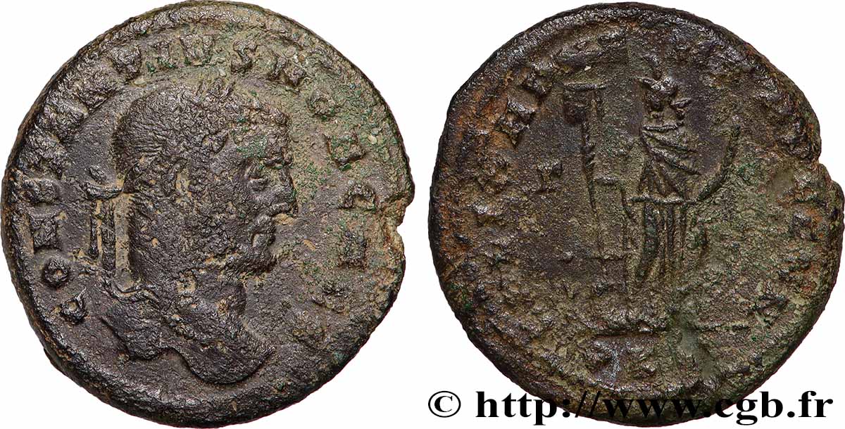 CONSTANCE Ier CHLORE Follis ou nummus TB+