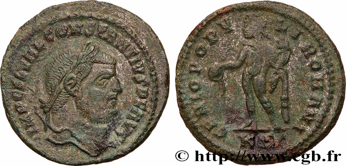 CONSTANTIUS I Follis ou nummus SS