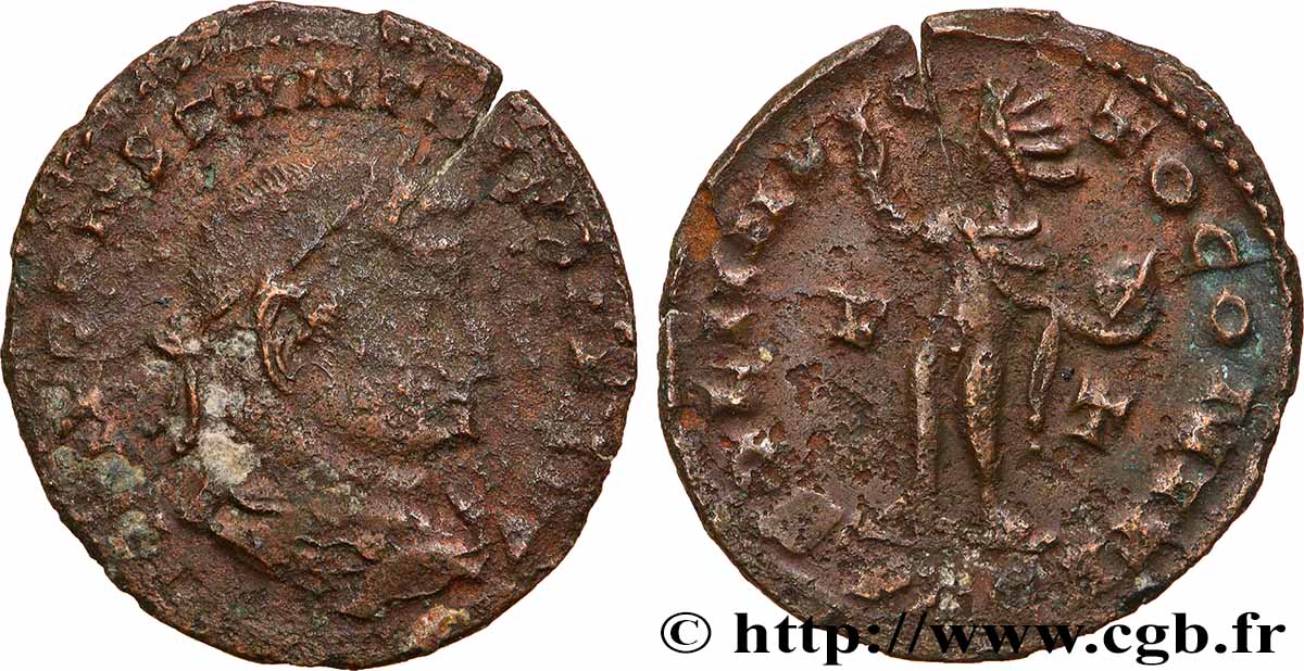 CONSTANTINUS I DER GROßE Follis ou nummus fSS/SS