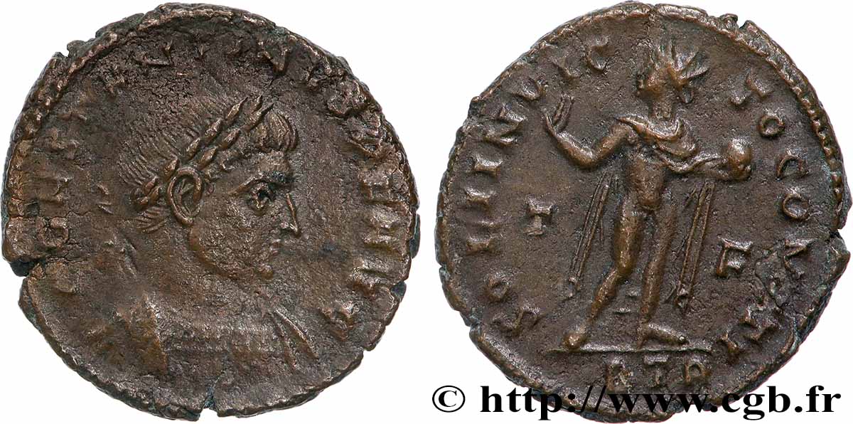 CONSTANTINUS I DER GROßE Follis ou nummus SS/fVZ