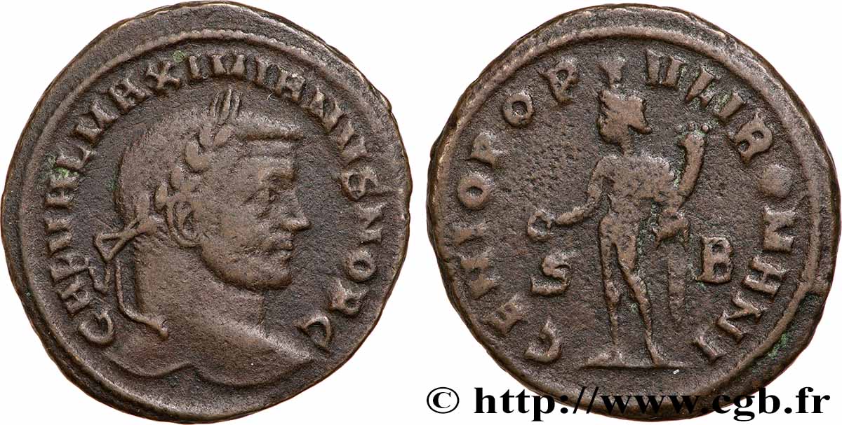 GALERIUS Follis ou nummus SS