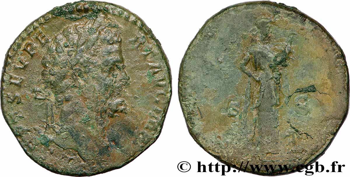 SEPTIMIUS SEVERUS Sesterce VF