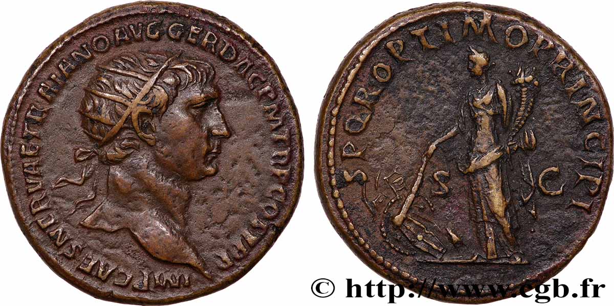 TRAJANUS Dupondius AU
