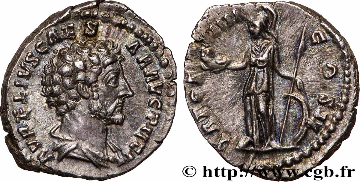 MARCUS AURELIUS Denier MS/AU