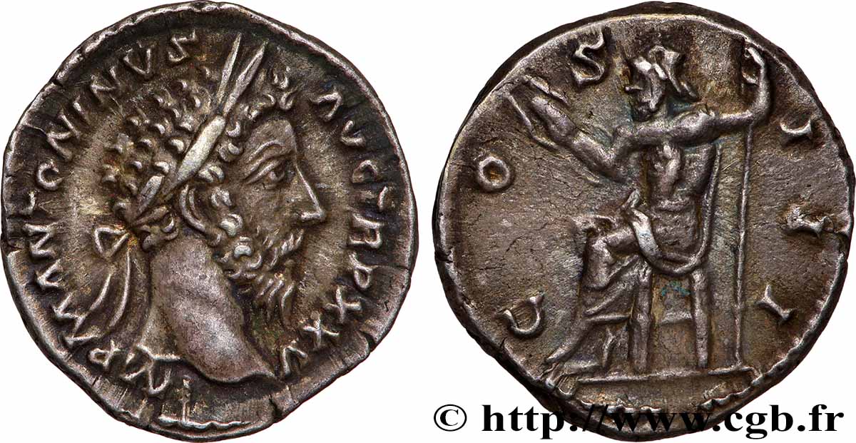 MARCUS AURELIUS Denier MS/AU