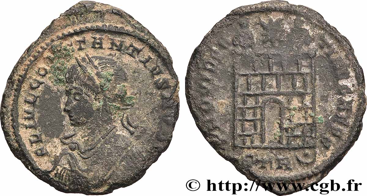 CONSTANTIUS II Centenionalis ou nummus fSS