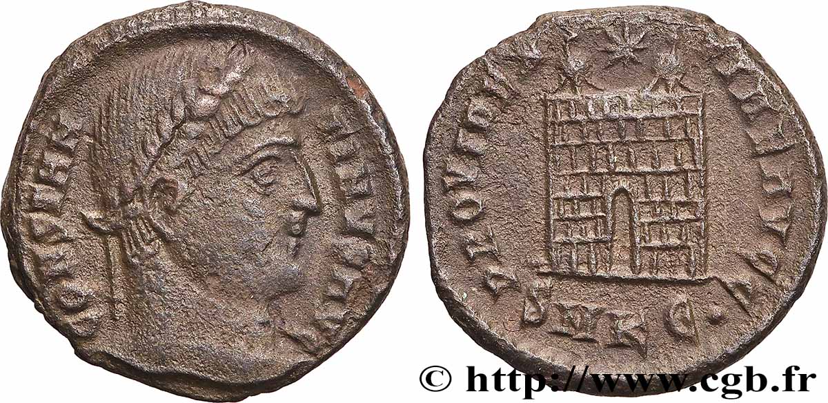 CONSTANTINUS I DER GROßE Centenionalis ou nummus SS/fVZ