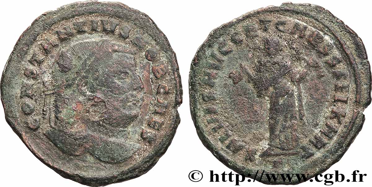 CONSTANTIUS I Follis ou nummus VF