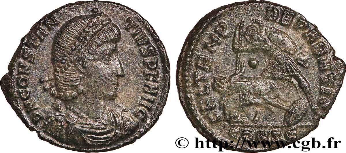 CONSTANTIUS II Maiorina réduite AU