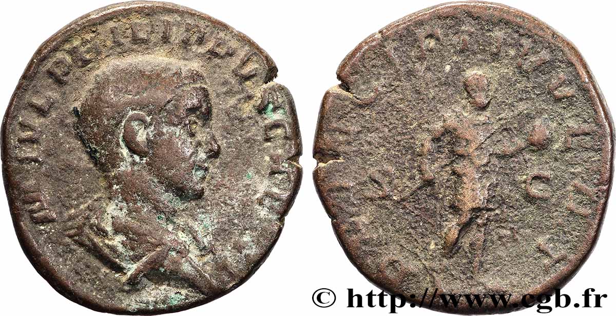 PHILIPPUS II Sesterce VF