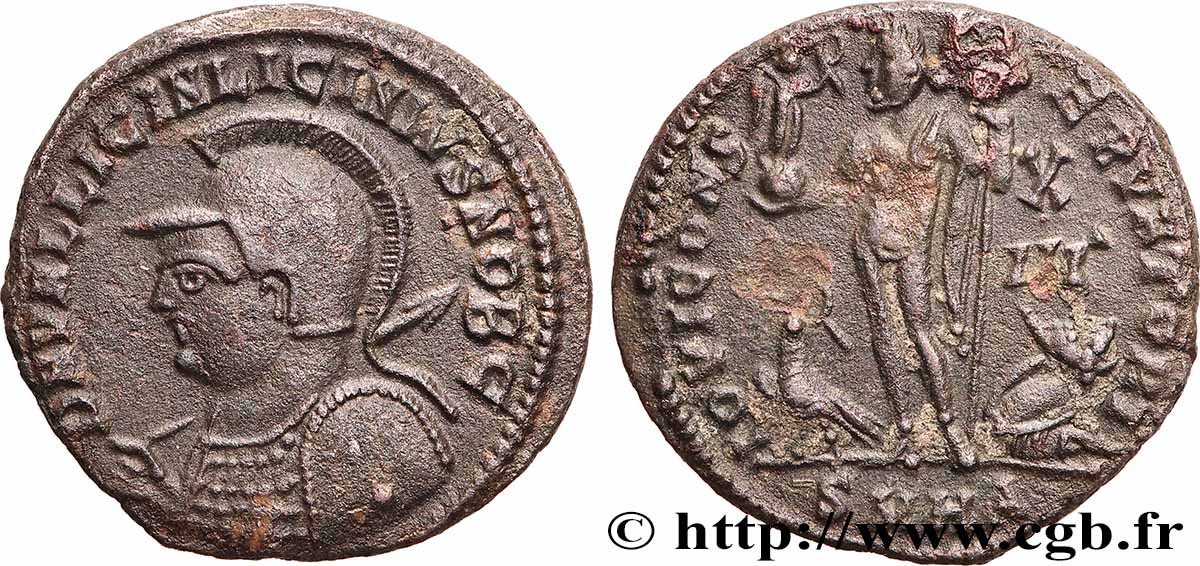 LICINIO II FIGLIO Follis ou nummus q.SPL