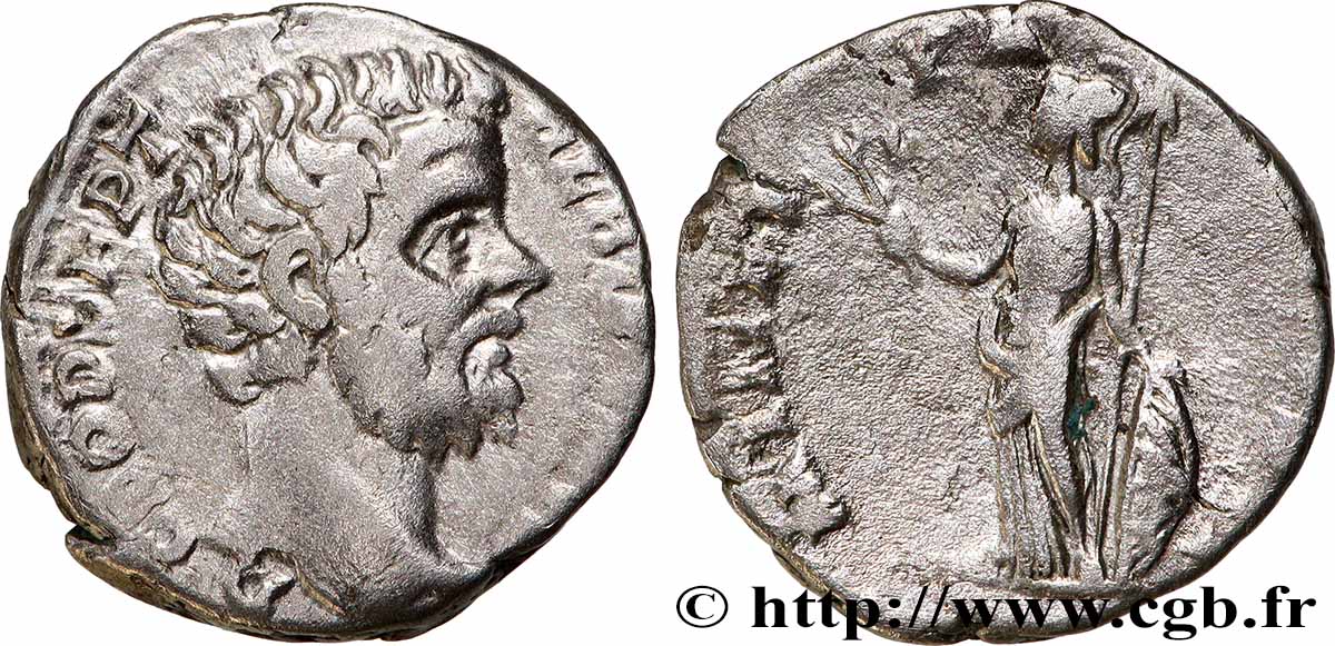 CLODIUS ALBINUS Denier AU/XF