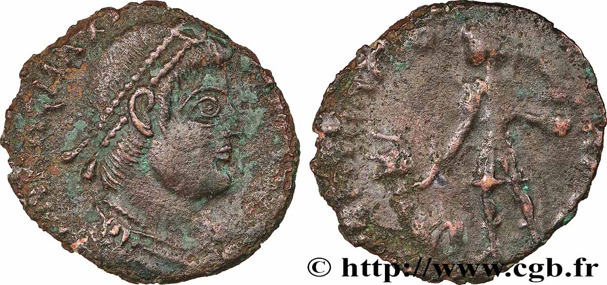 MAGNUS MAXIMUS Maiorina pecunia XF/VF