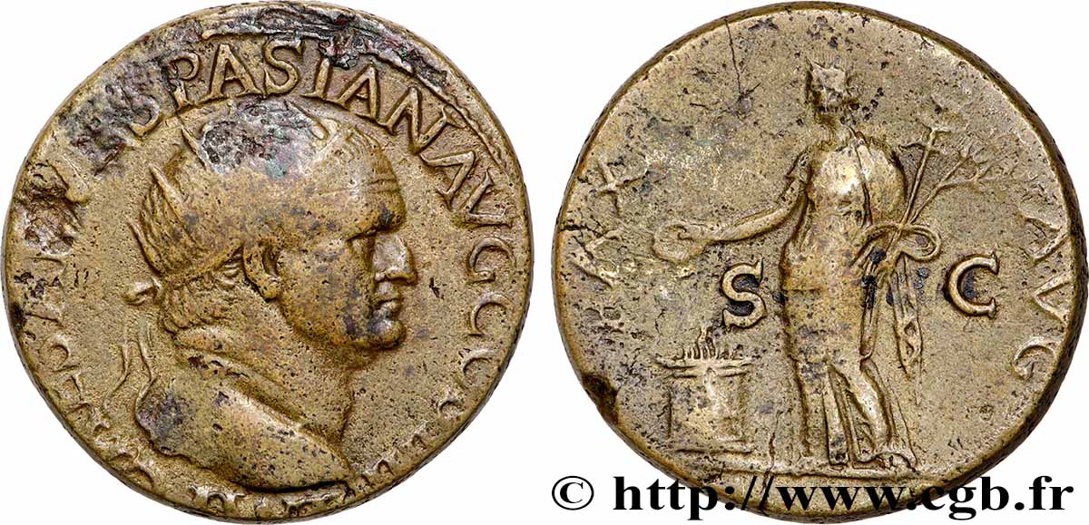 VESPASIEN Dupondius TTB