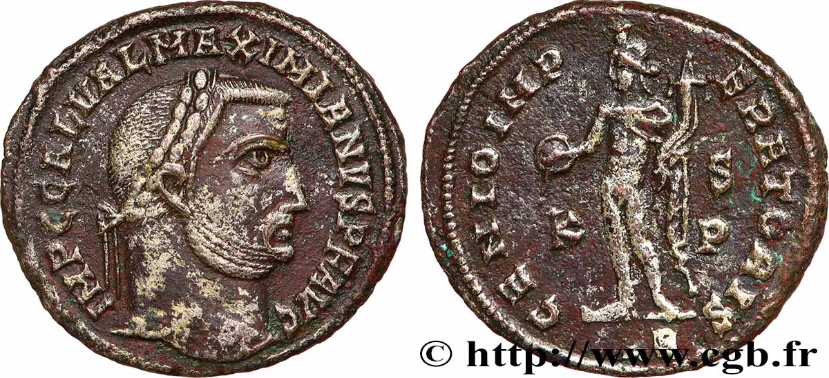 GALERIUS Follis ou nummus SS