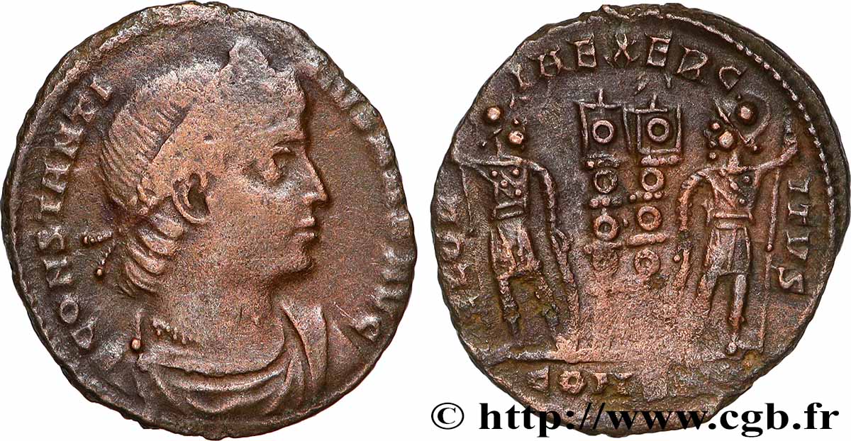 CONSTANTINE I THE GREAT Centenionalis ou nummus XF