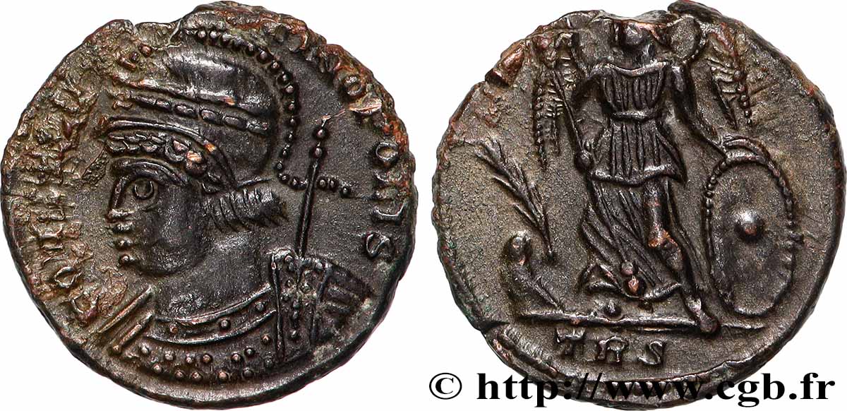 CONSTANTINOPEL Centenionalis ou nummus fVZ