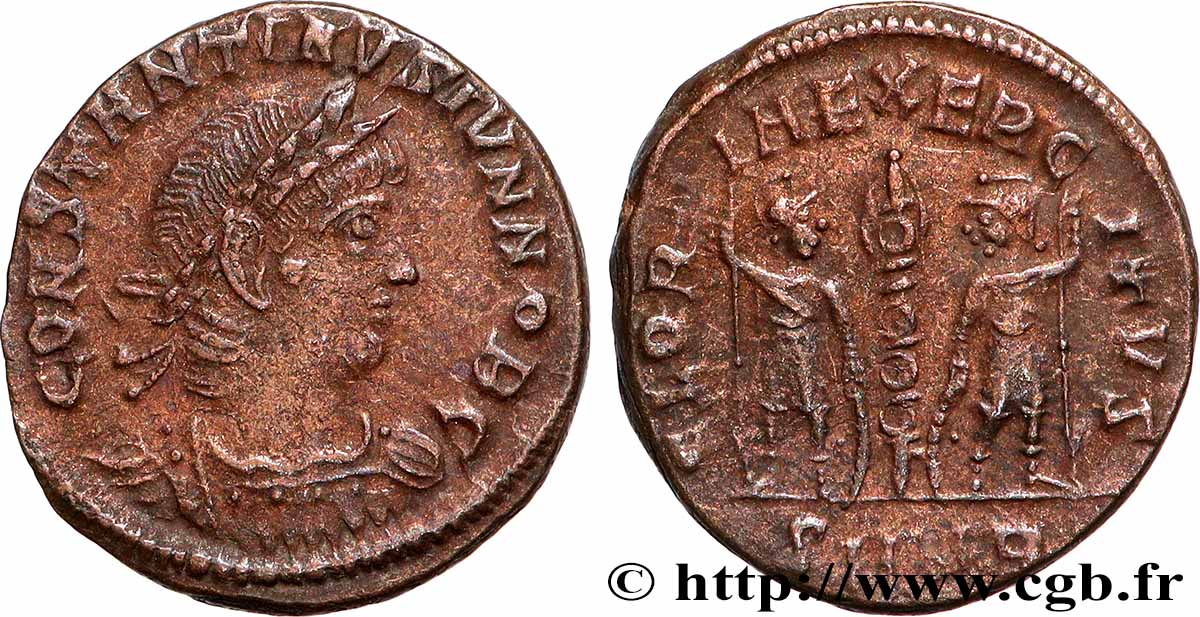 COSTANTINO II Centenionalis ou nummus BB