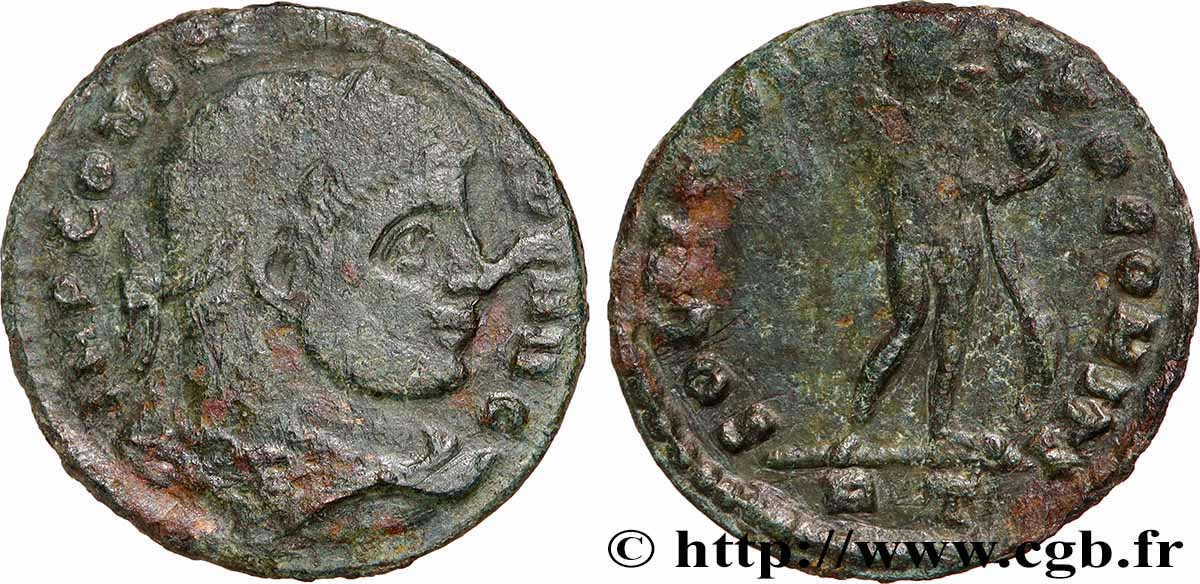 CONSTANTINUS I DER GROßE Follis ou nummus fSS/SS