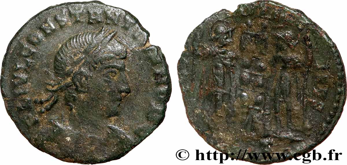 CONSTANTIUS II Centenionalis ou nummus SS/fSS