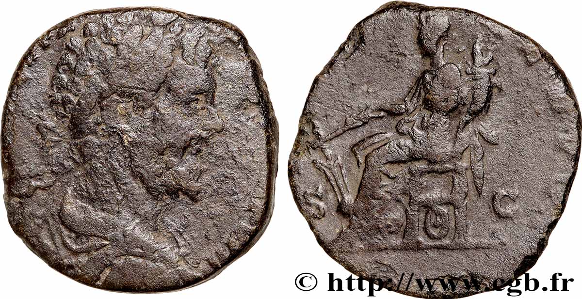 SEPTIMIUS SEVERUS Sesterce S