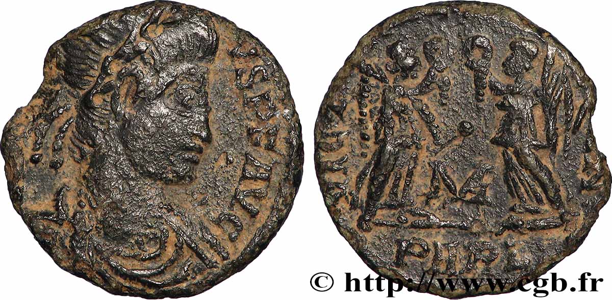 CONSTANTIUS II Centenionalis ou nummus fSS/SS
