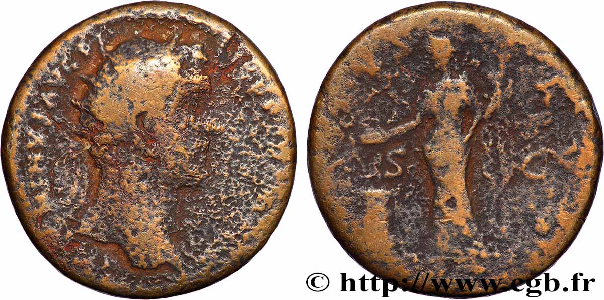 ANTONINUS PIUS Dupondius S